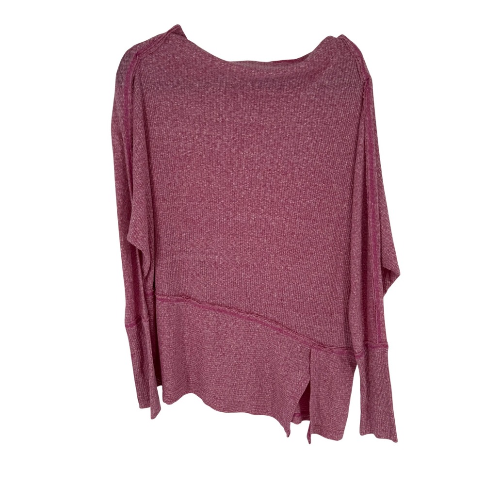 Free People Londontown Thermal Top Womens S Fuschia NEW We The Free